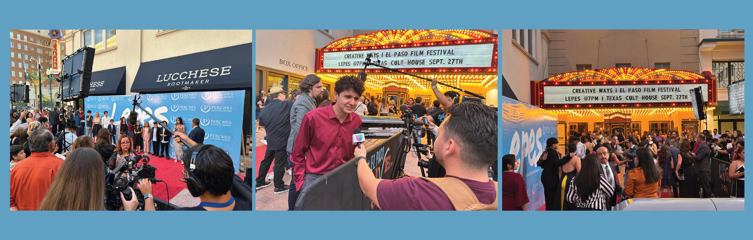 Rayell Abad con la prensa de EPFF